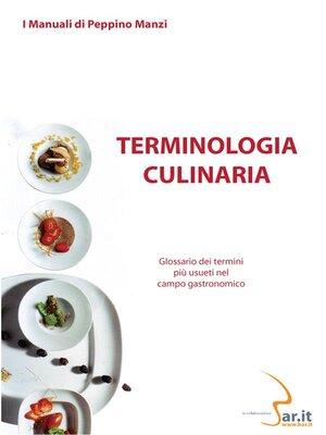 cover image of Terminologia culinaria